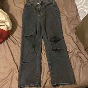 highwaisted baggy jeans size 8